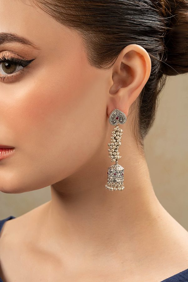 Betel Petal Jhumka | JER-EF25-11/R1