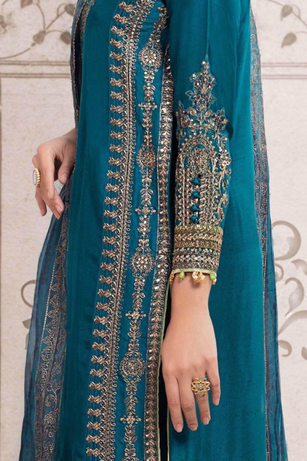 3 Piece Embroidered Suit | SF-EF22-07R1 - Image 4