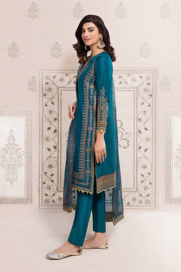 3 Piece Embroidered Suit | SF-EF22-07R1 - Image 5