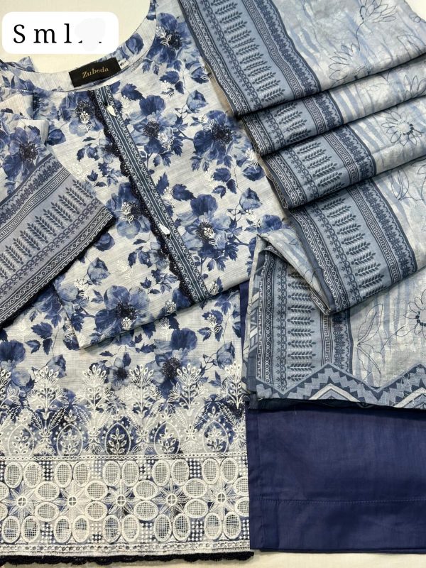 Elite Lawn Chikankari by Zubeda - Image 2