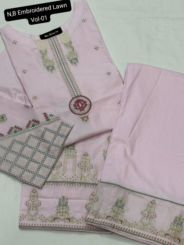 *Nau Bahar Embroidered Lawn Co-Ords Vol-01* - Image 4
