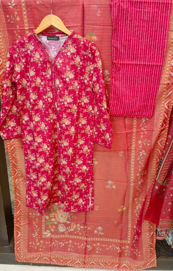 BIN SAEED EXCLUSIVE PRINTED LAWN 3PC COLLECTION - Image 14