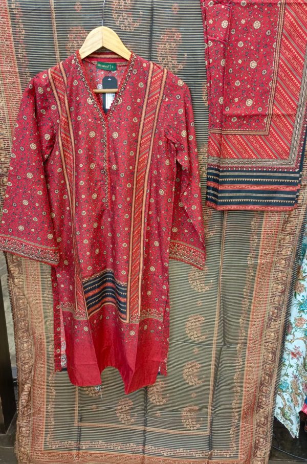 BIN SAEED EXCLUSIVE PRINTED LAWN 3PC COLLECTION - Image 9