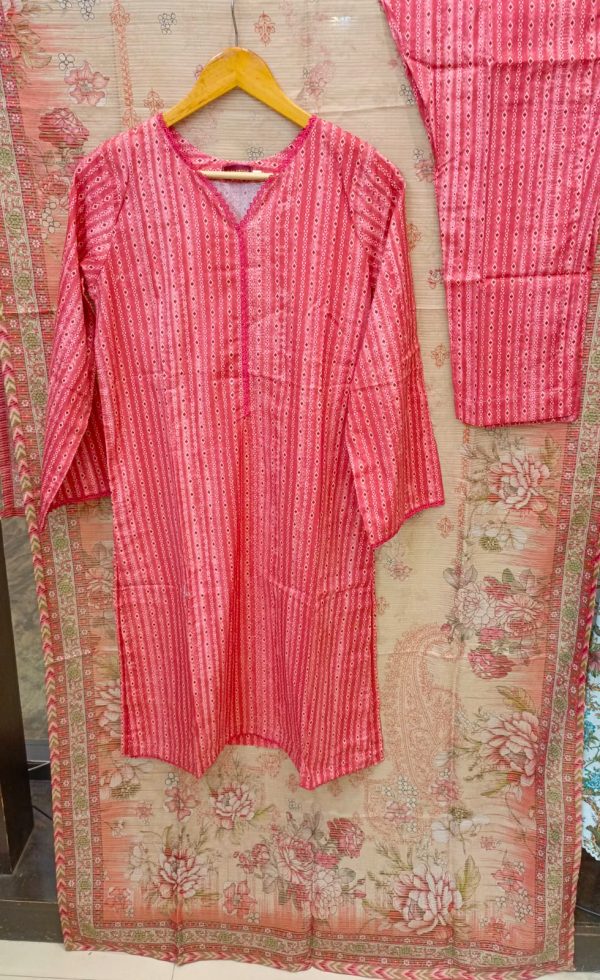 BIN SAEED EXCLUSIVE PRINTED LAWN 3PC COLLECTION - Image 8