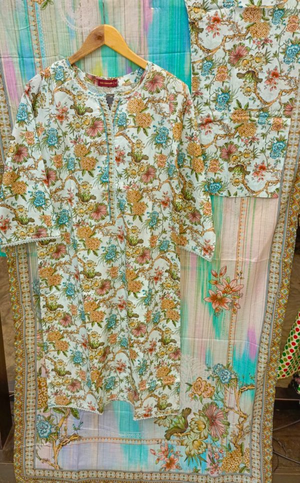 BIN SAEED EXCLUSIVE PRINTED LAWN 3PC COLLECTION - Image 6