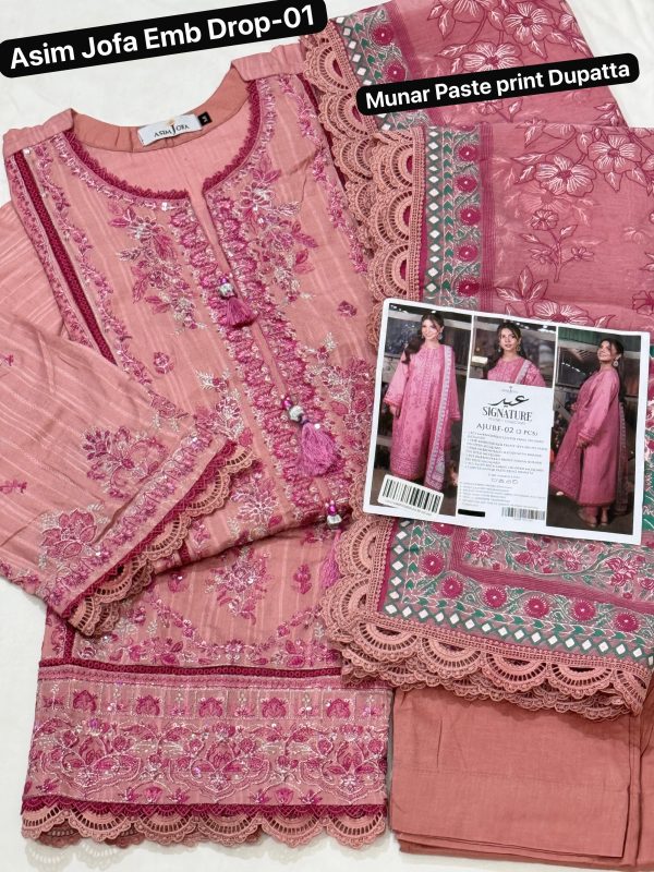 Asim Jofa Embroidered Lawn