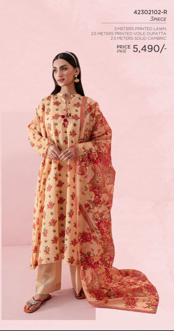 Nishat  Lawn  Latest New Volume 2025 - Image 3