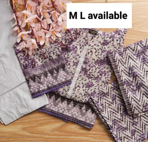 Luxury Digital Lawn Printed  With Digital Lawn Printed Dupatta - Image 4