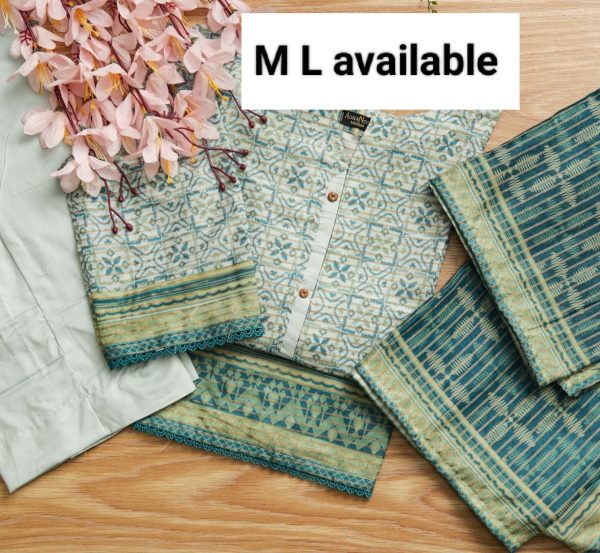 Luxury Digital Lawn Printed  With Digital Lawn Printed Dupatta - Image 8