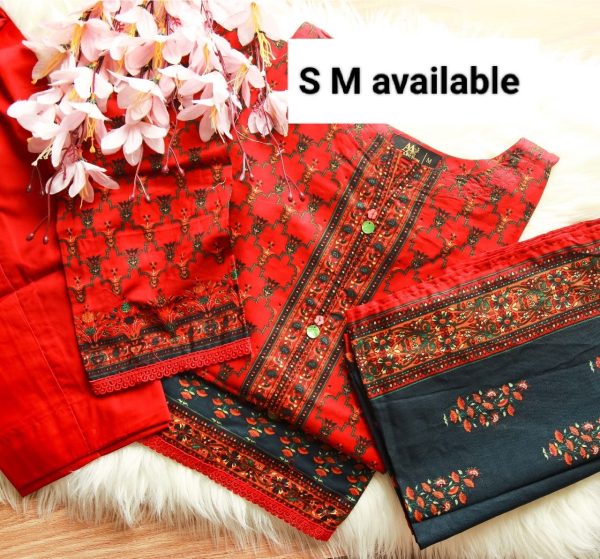 Luxury Digital Lawn Printed  With Digital Lawn Printed Dupatta - Image 16