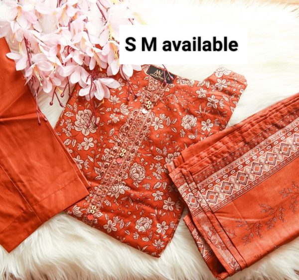 Luxury Digital Lawn Printed  With Digital Lawn Printed Dupatta - Image 18