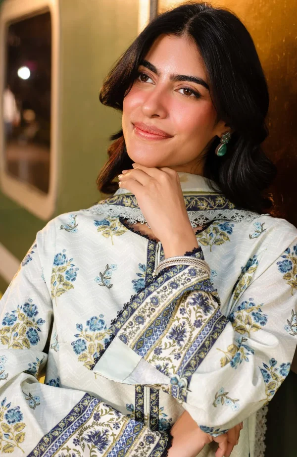 Asim Jofa 2025 Printed Lawn Suit Unstiched 3 Piece-Summer Collection - Image 3