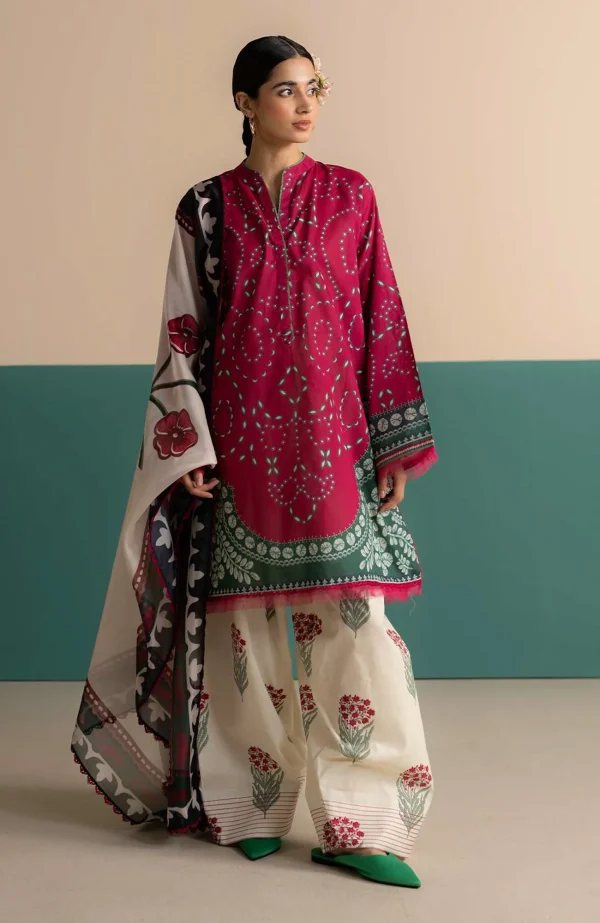 Coco Prints'25 Vol-3 by Zara Shahjahan Printed Lawn Suits Unstitched 3 Piece - Summer Collection