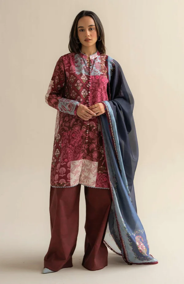 Coco Prints'25 Vol-3 by Zara Shahjahan Printed Lawn Suits Unstitched 3 Piece - Summer Collection