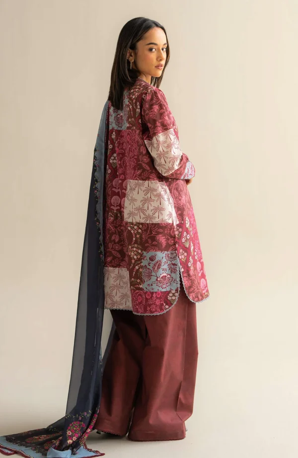 Coco Prints'25 Vol-3 by Zara Shahjahan Printed Lawn Suits Unstitched 3 Piece - Summer Collection - Image 2