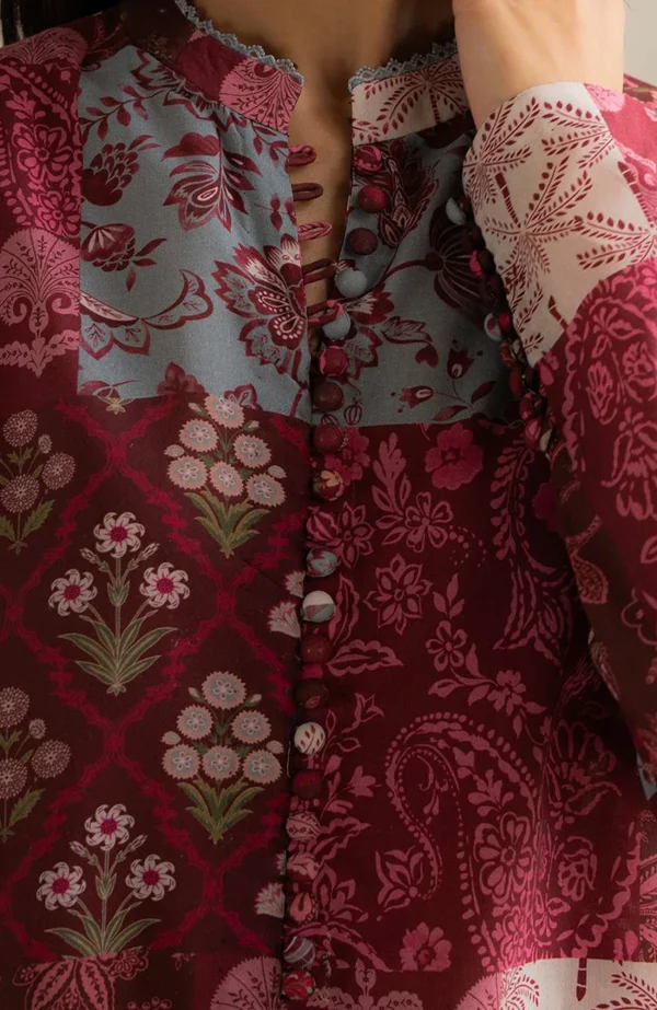 Coco Prints'25 Vol-3 by Zara Shahjahan Printed Lawn Suits Unstitched 3 Piece - Summer Collection - Image 4