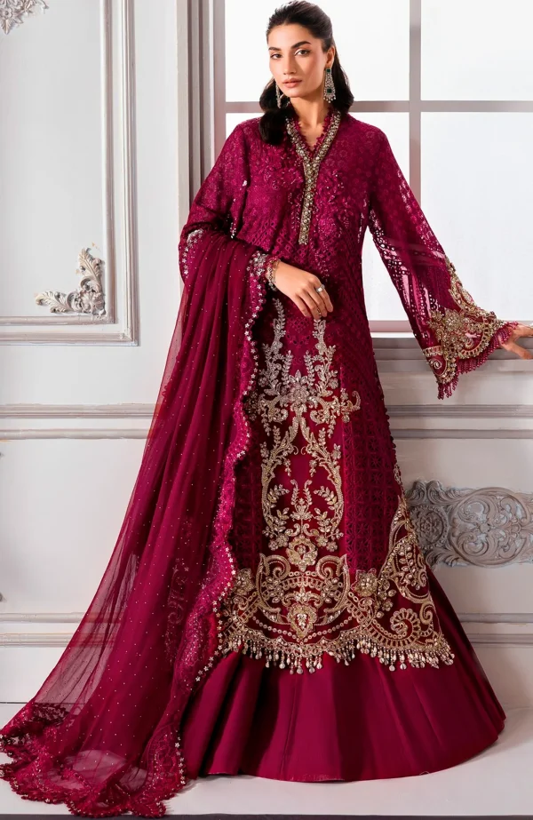 Mbroidered Edition'25 By Maria B Embroidered Suits Unstitched 3 Piece - Wedding Collection