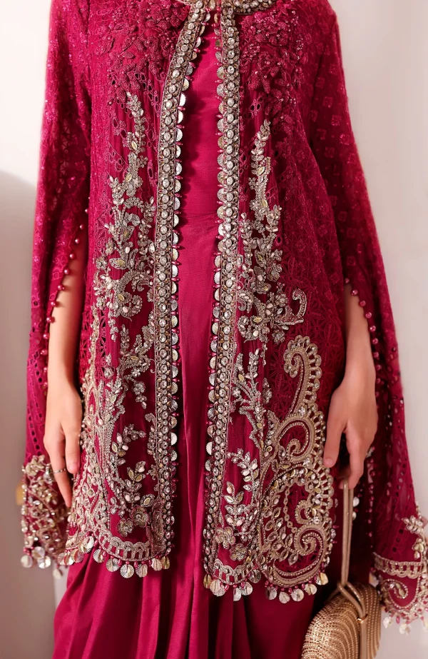 Mbroidered Edition'25 By Maria B Embroidered Suits Unstitched 3 Piece - Wedding Collection - Image 4
