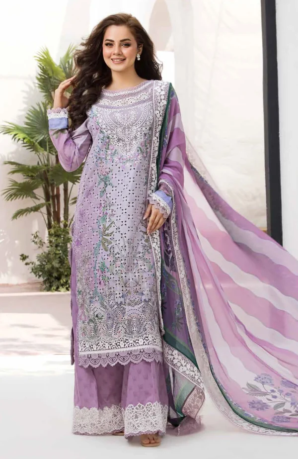 Sobia Nazir Vital Lawn'25 Embroidered Suits Unstitched 3 Piece - Summer Collection