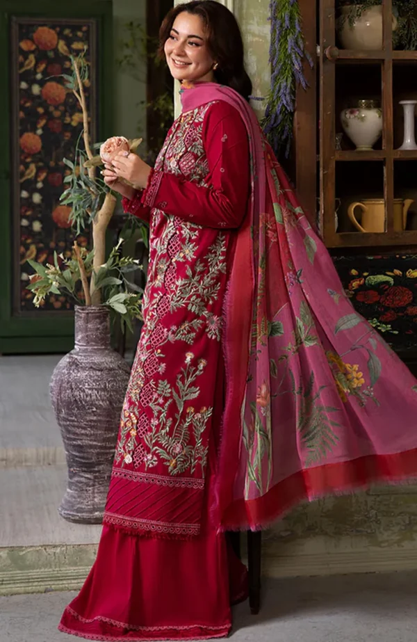 Sobia Nazir Vital'25 Vol 2 Embroidered Lawn Suits Unstitched 3 Piece - Summer Collection - Image 3