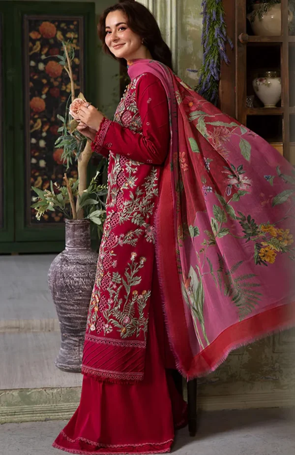 Sobia Nazir Vital'25 Vol 2 Embroidered Lawn Suits Unstitched 3 Piece - Summer Collection - Image 4
