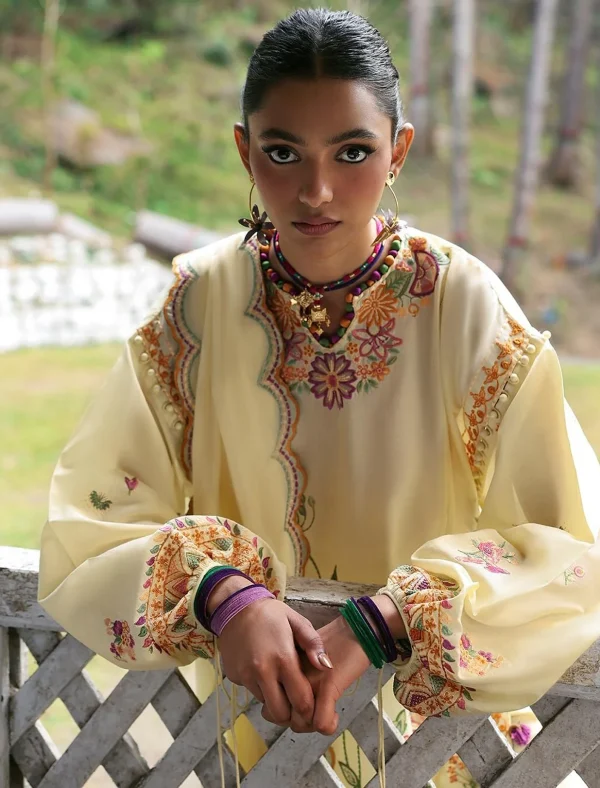 Neelum Lawn'25 by Zaha Embroidered Suit Unstitched 3 piece - Summer Collection - Image 2