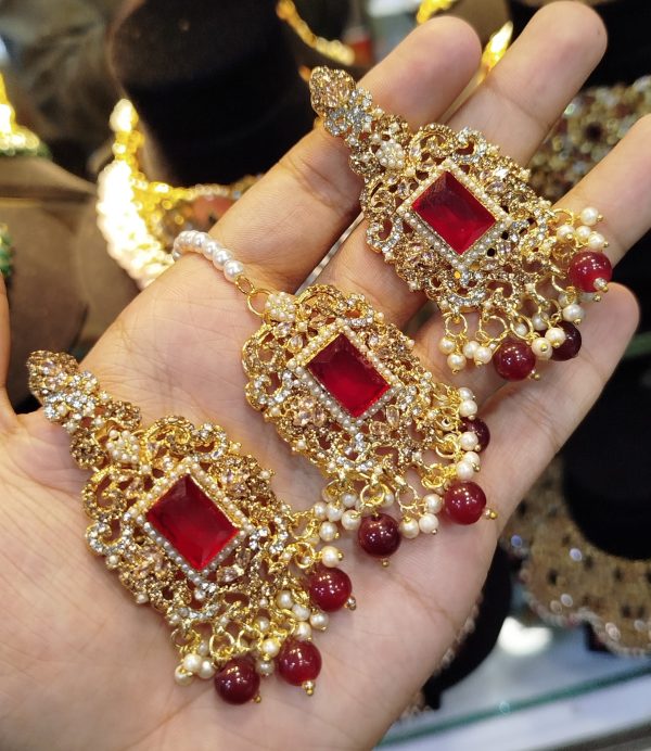 Earrings + Tikka