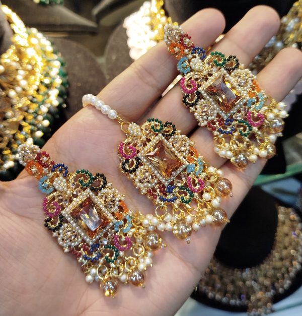 Earrings + Tikka