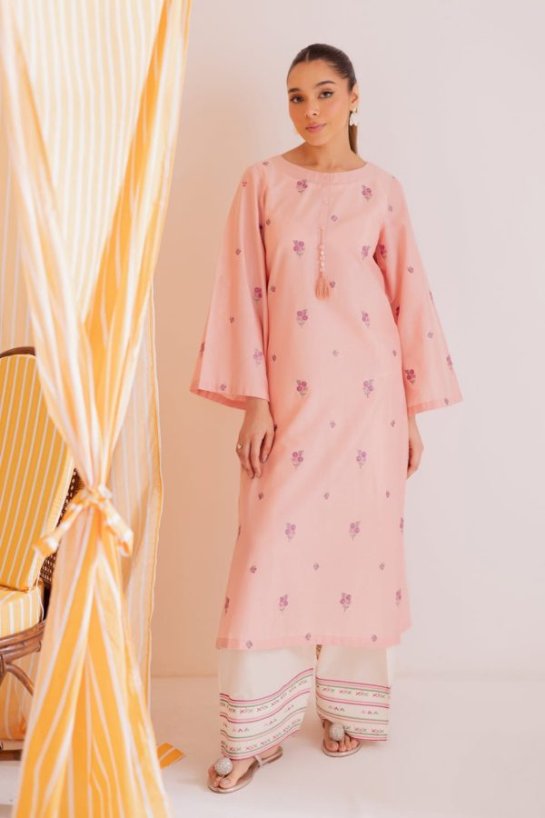 2Pc - Embroidered Casual Pret