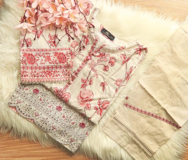 PRINTKARI  EMBROIDERED LAWN 2 PC STITCH COLLECTION
