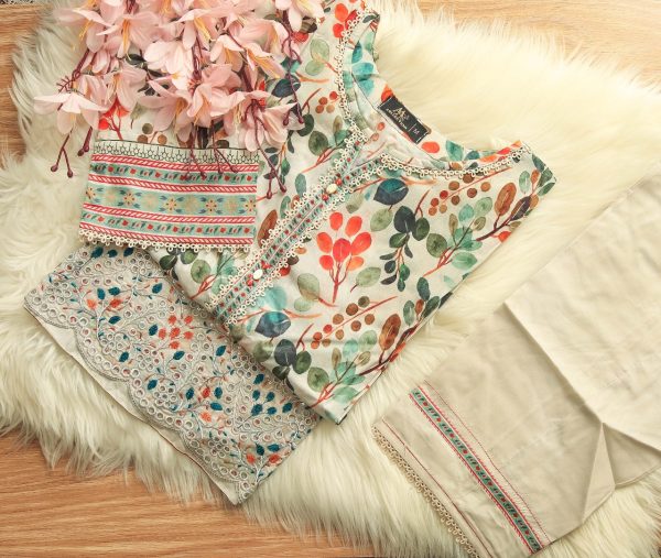 PRINTKARI  EMBROIDERED LAWN 2 2 PC STITCH COLLECTION