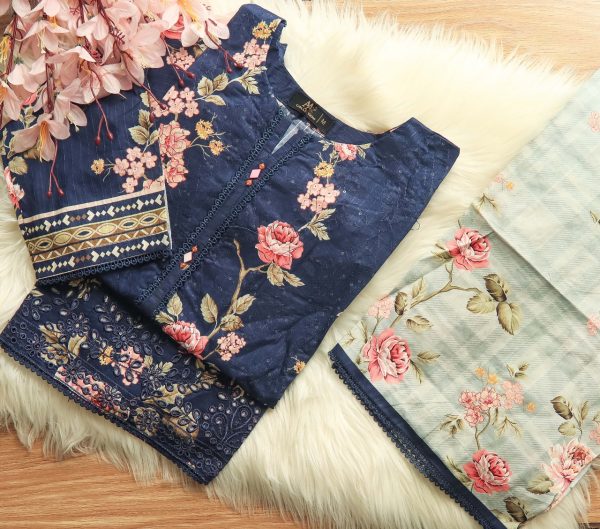 PRINTKARI  EMBROIDERED LAWN 2 PC STITCH COLLECTION