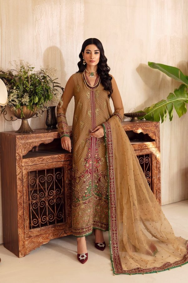 Charizma 3-PC Unstitched Embroidered