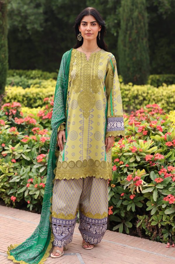 Charizma 3-PC Embroidered Lawn Unstitched 3 pcs