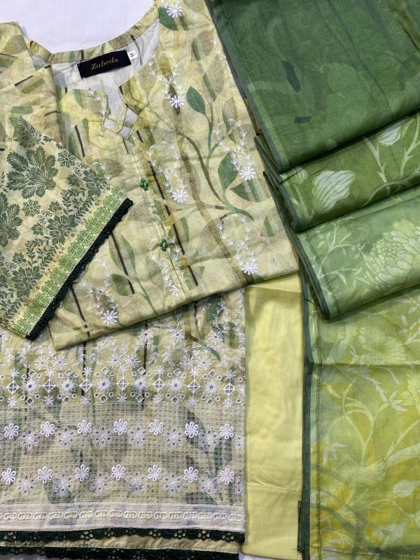 PREMIUM EMBROIDERED PURE INDIAN CHIKANKARI