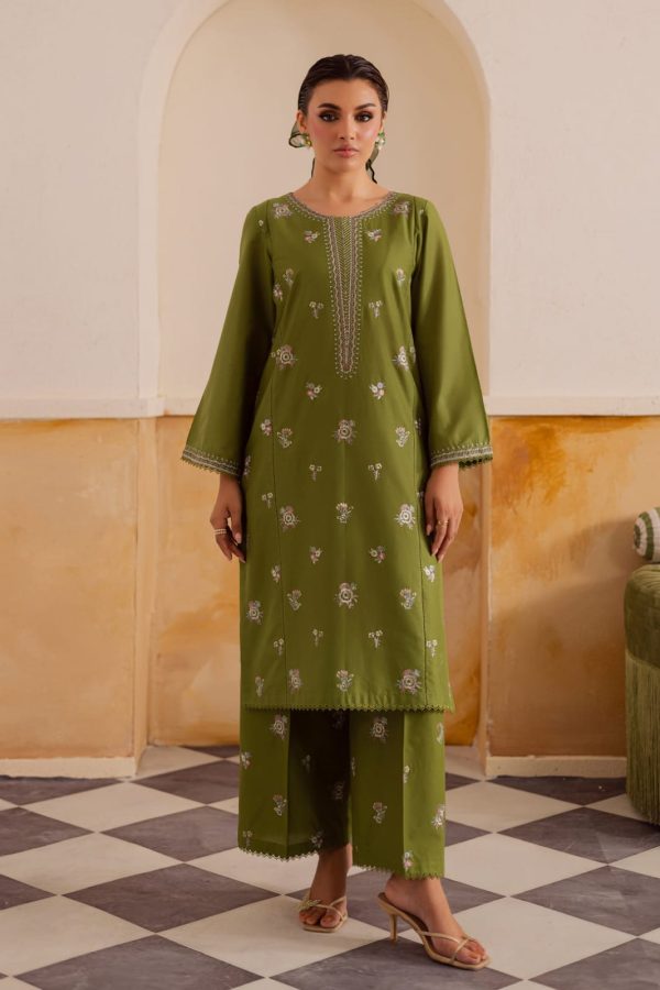 Pima lawn 2Pc - Embroidered Lawn Pret