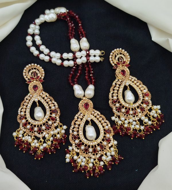 Decent & Light Mala Set  With mother perl touch💥