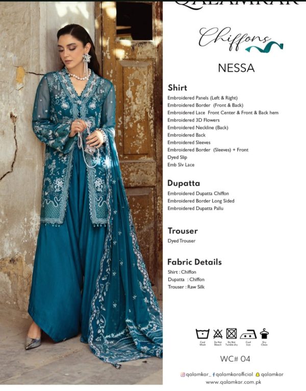 QALAMKAR LUXURY CHIFFONS COLLECTION’25
