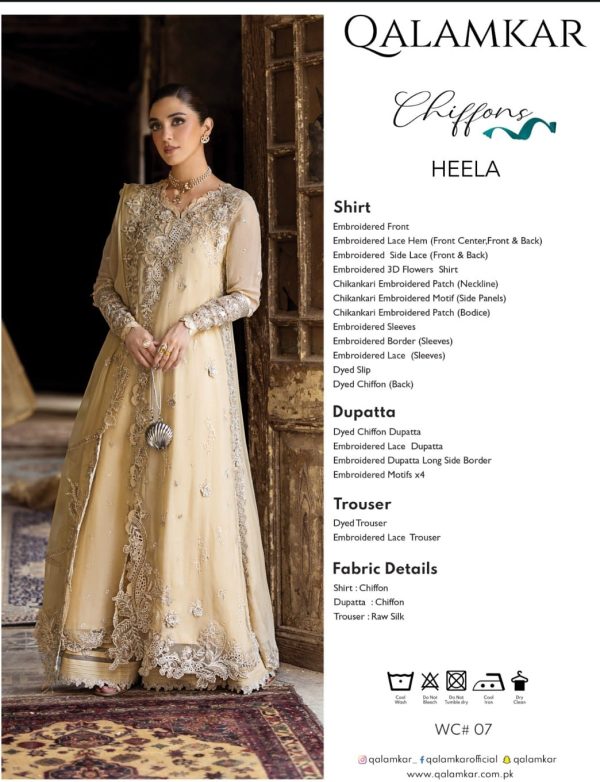 QALAMKAR LUXURY CHIFFONS COLLECTION’25