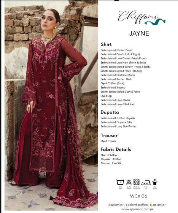 QALAMKAR LUXURY CHIFFONS COLLECTION’25