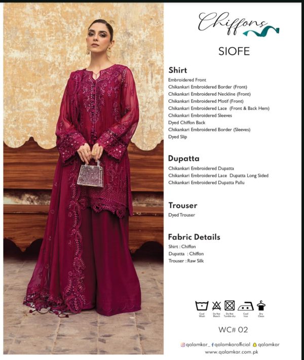QALAMKAR LUXURY CHIFFONS COLLECTION’25
