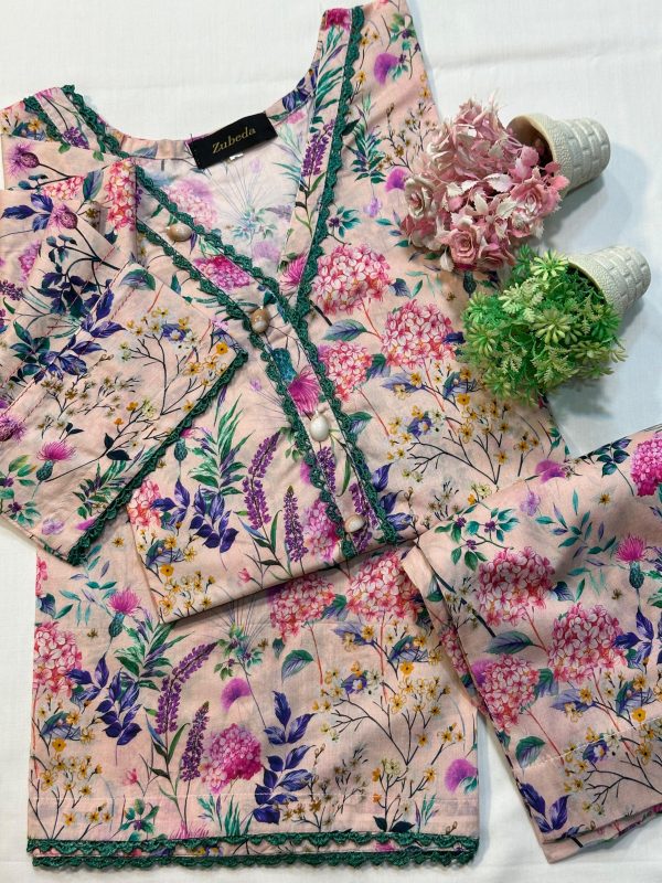 M-Prints by ZUBEDA 2 PIECE  PREMIUM PRINTED LAWN - Image 3