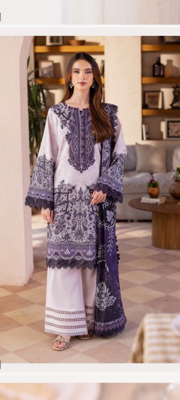 URBAN JADE PREMIUM LAWN 3PC DIGITAL PRINTED WITH LAWN DUPPTA - Image 3