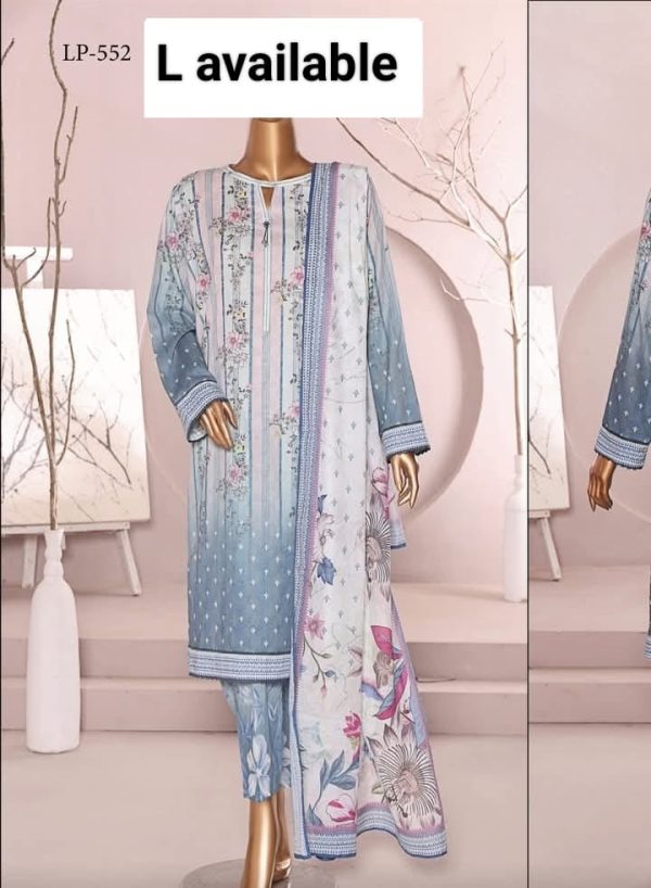 Luxury Digital Lawn Printed  With Digital Lawn Printed Dupatta Digital Printed Trouser ✨ 3PIECE STITCHED READY TO WEAR COLLECTION 2025.