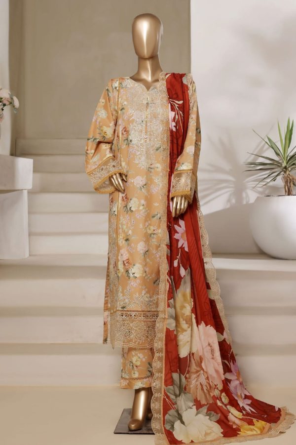 Signature By Sada Bahar Stitched 3 Piece Festive Emb Lawn Vol-02 - Image 2