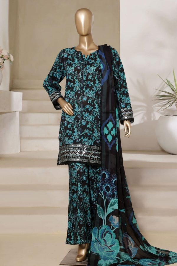 Signature By Sada Bahar Stitched 3 Piece Festive Emb Lawn Vol-02 - Image 2