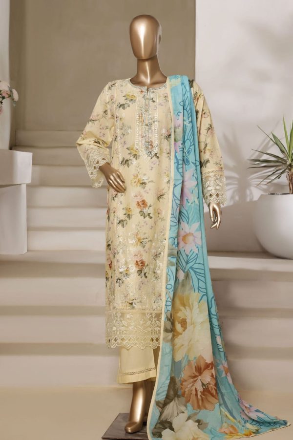 Signature By Sada Bahar Stitched 3 Piece Festive Emb Lawn Vol-02 - Image 6