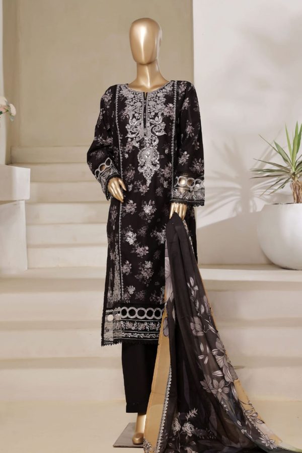 Signature By Sada Bahar Stitched 3 Piece Festive Emb Lawn Vol-02 - Image 5