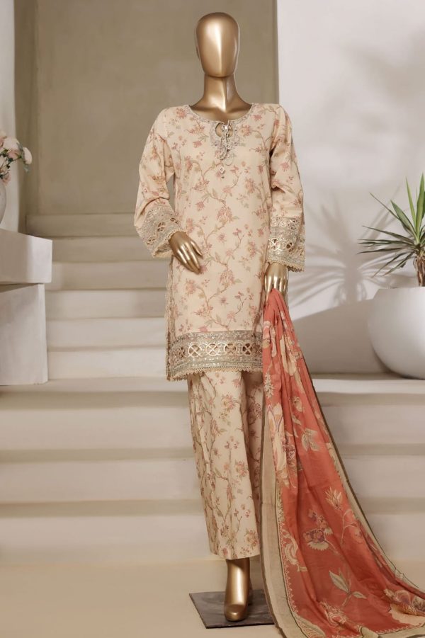 Signature By Sada Bahar Stitched 3 Piece Festive Emb Lawn Vol-02