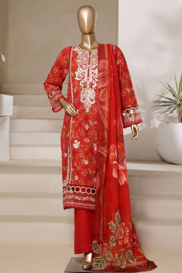 Signature By Sada Bahar Stitched 3 Piece Festive Emb Lawn Vol-02 - Image 3